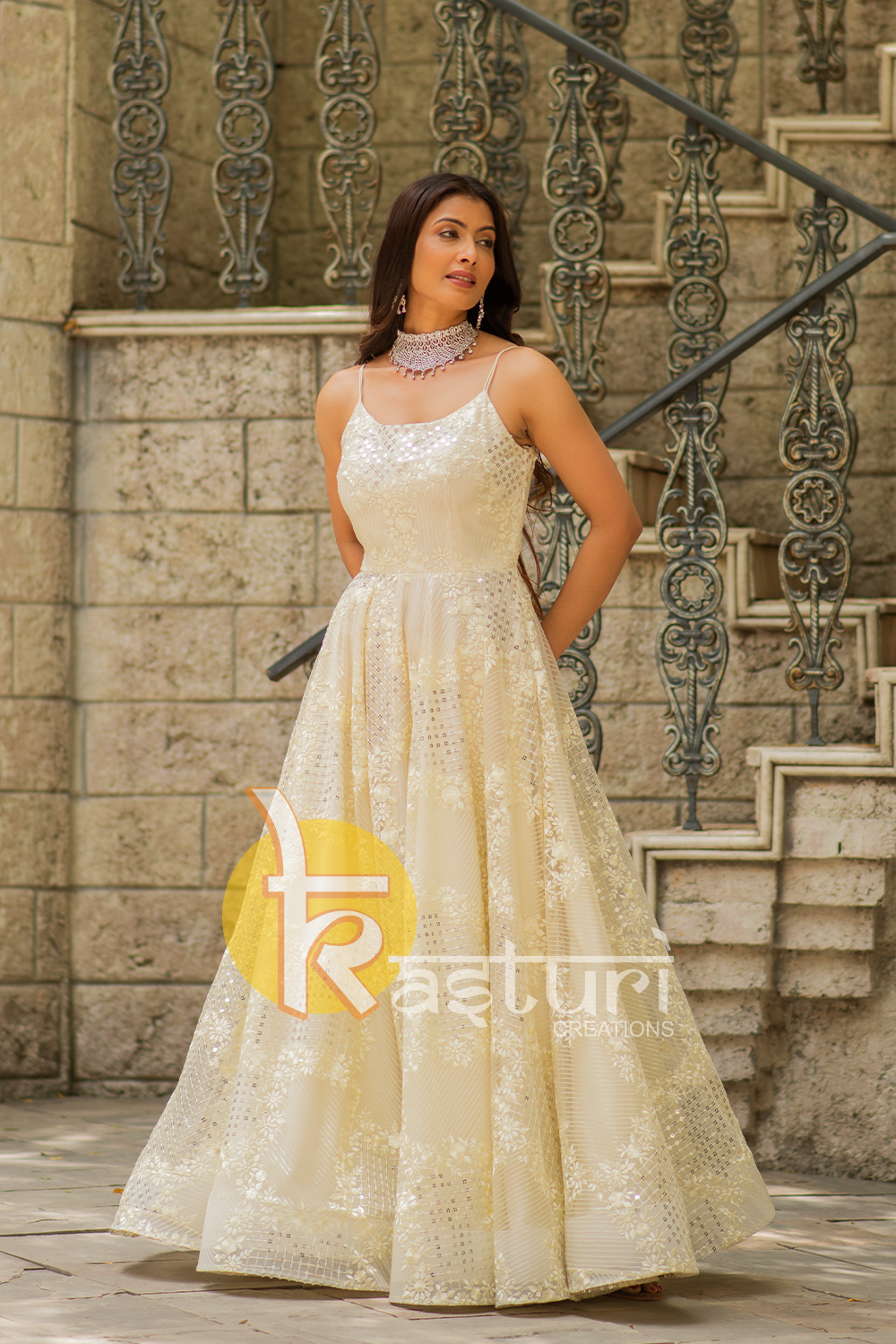 Imposing Multi Color Wedding Wear Heavy Long Gown 2024 – ekmazon.com